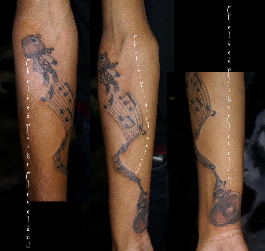 Music Forearm tattoo by