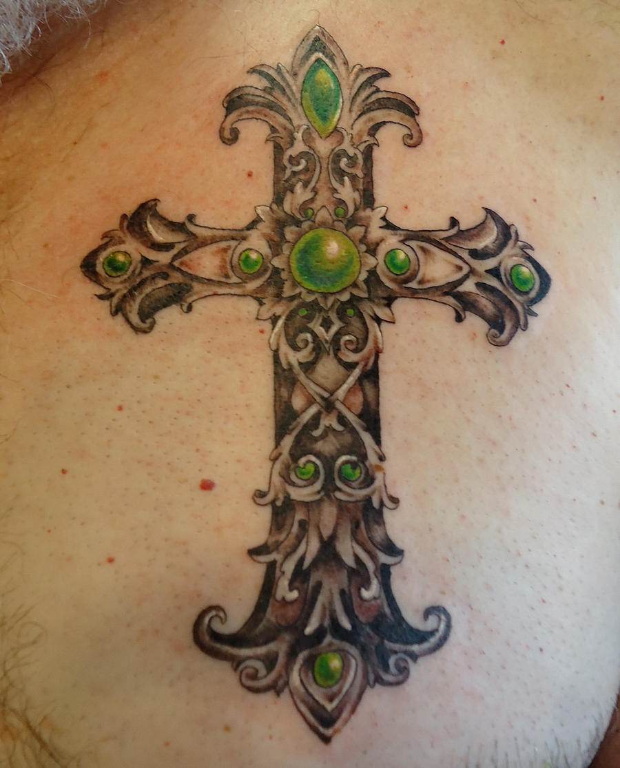 Gothic Cross Tattoo by ~groveblonde on deviantART