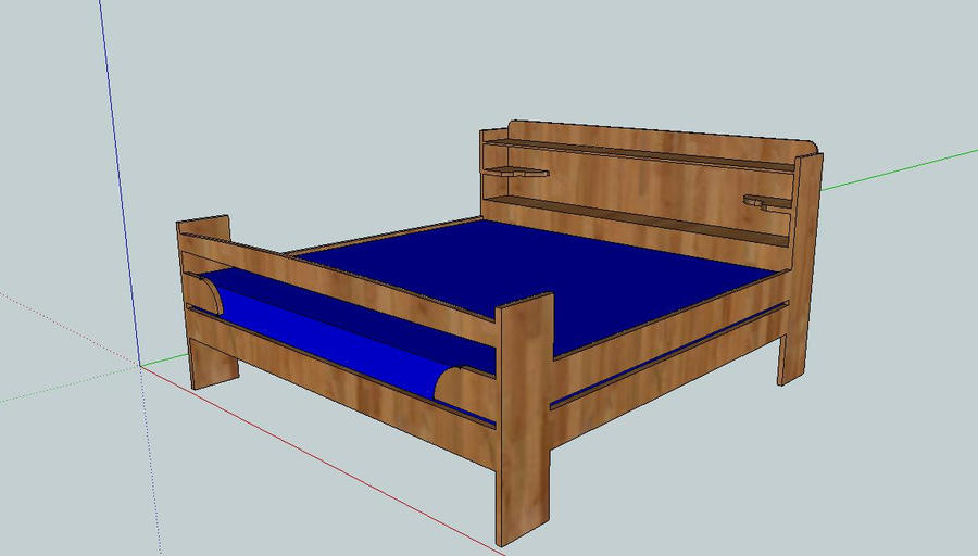 Homemade Queen Bed by LeeeRoooy-Jeeennkins on deviantART