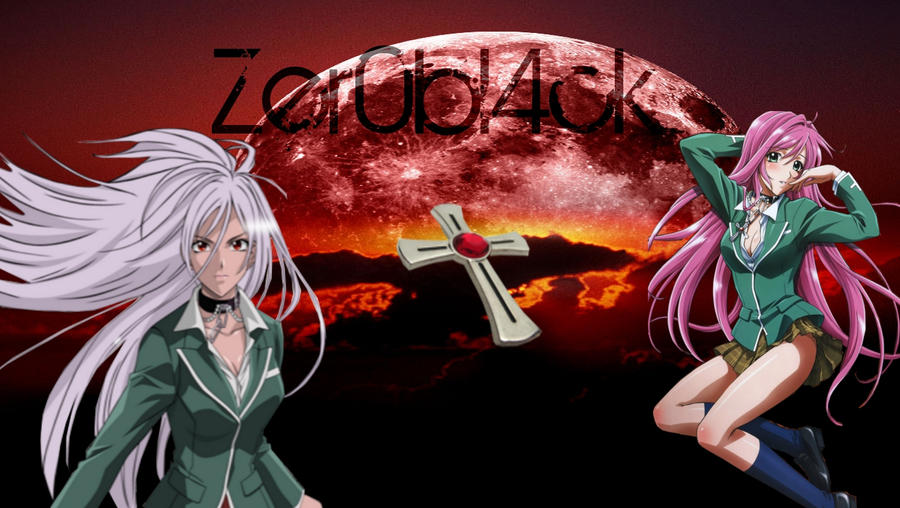 rosario vampire wallpaper. Rosario + Vampire Wallpaper by