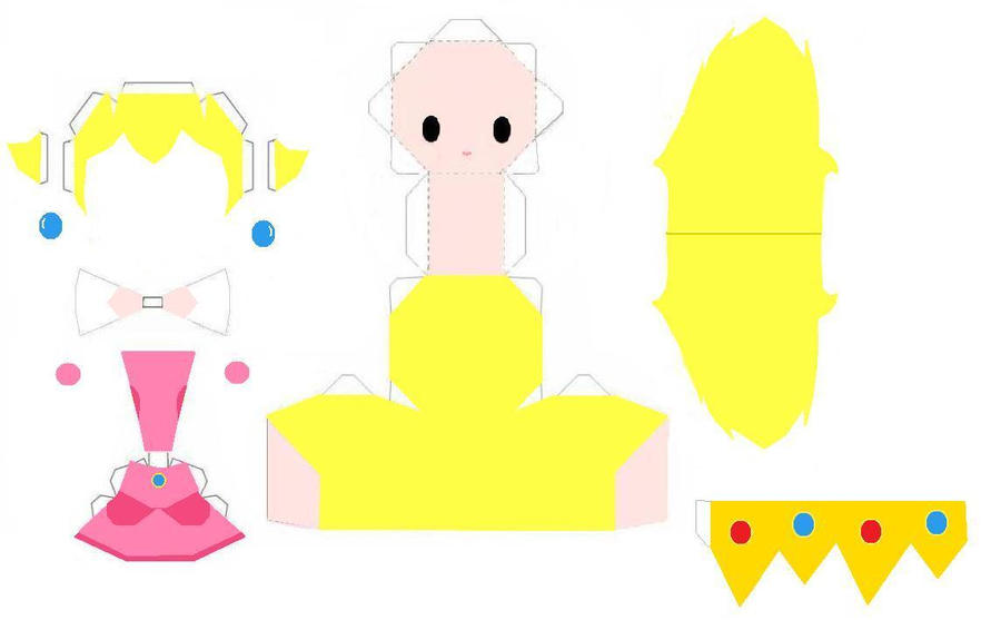 Peach Papercraft Template by AnimeGang