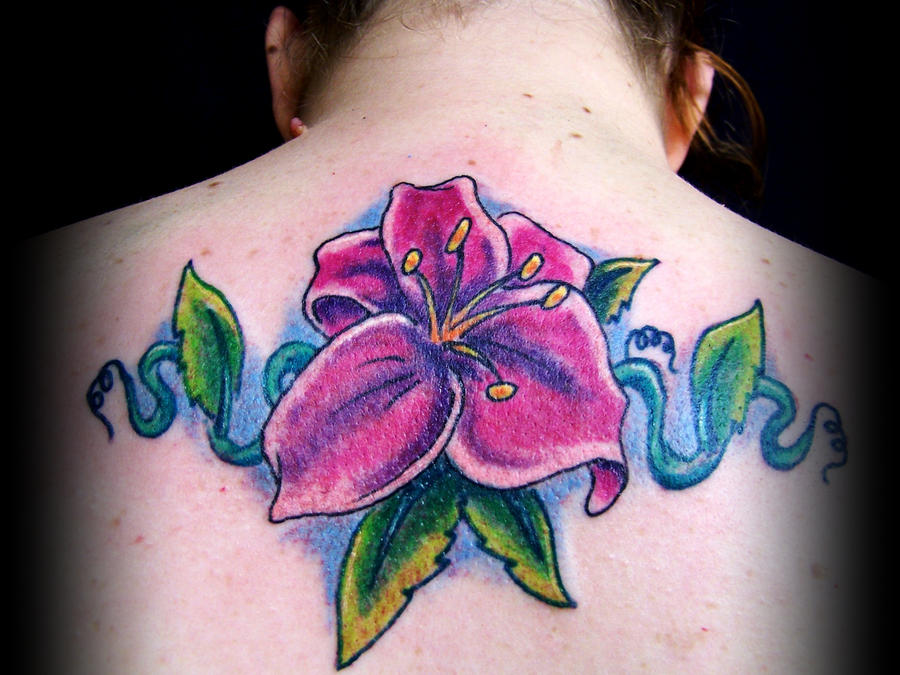 vines tattoo. vines tattoo. lily and vines