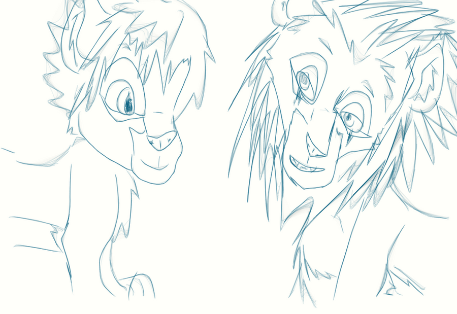 axel and roxas. axel and roxas lion by