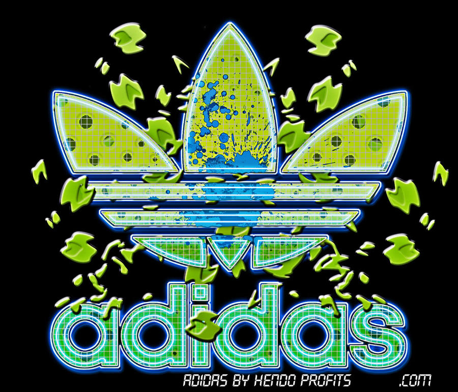 Colorful Adidas Logo Adidas Logo Art by