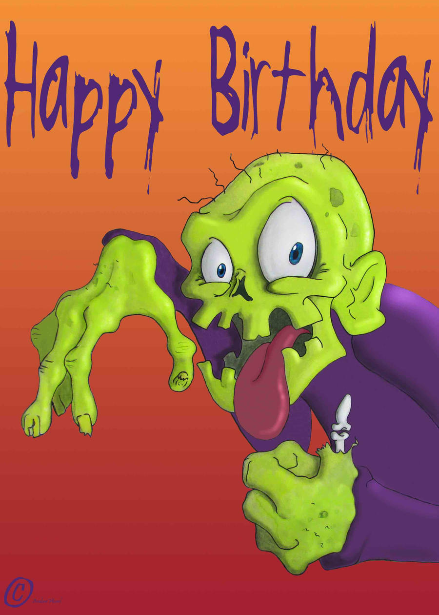 zombie happy birthday