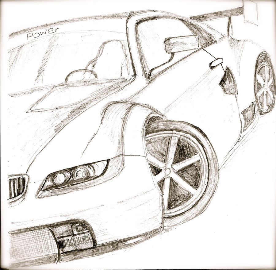Sports Car Drawing by MelissaGoddard on DeviantArt