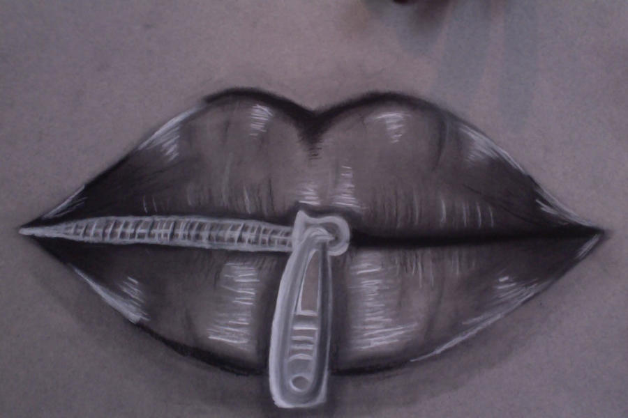 clip art lips sealed - photo #40
