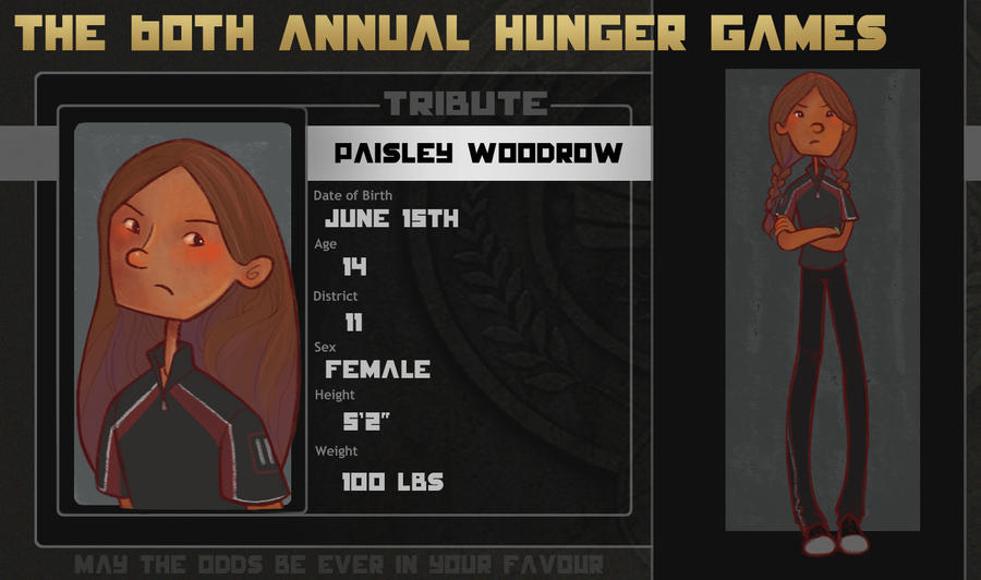 60th Hunger Games OC Application by bunnychan13 on DeviantArt