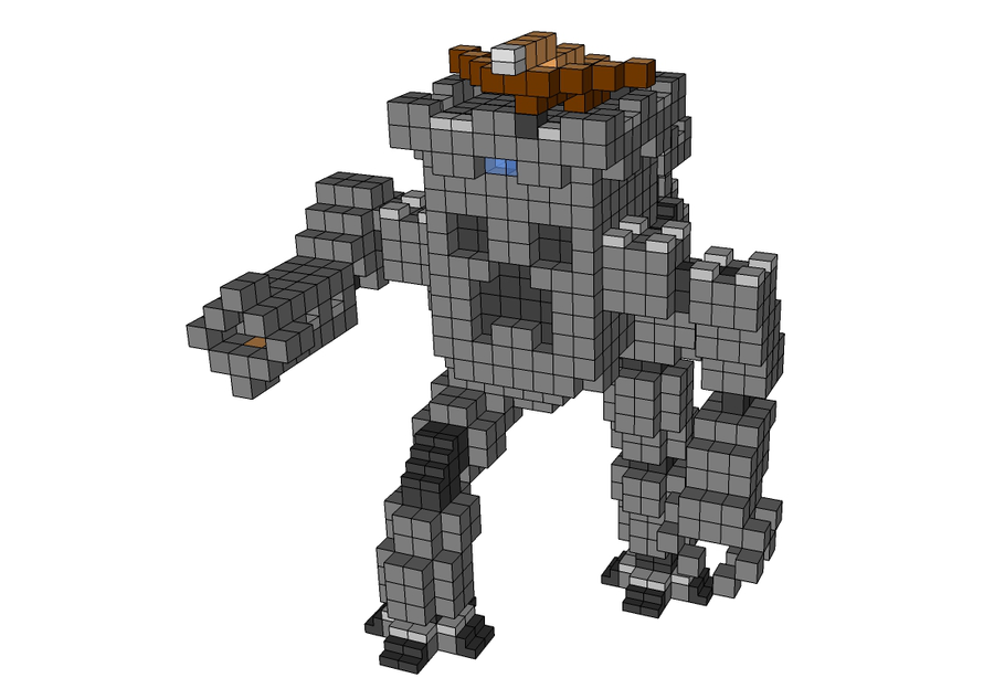 Cool Minecraft Blueprints Robot
