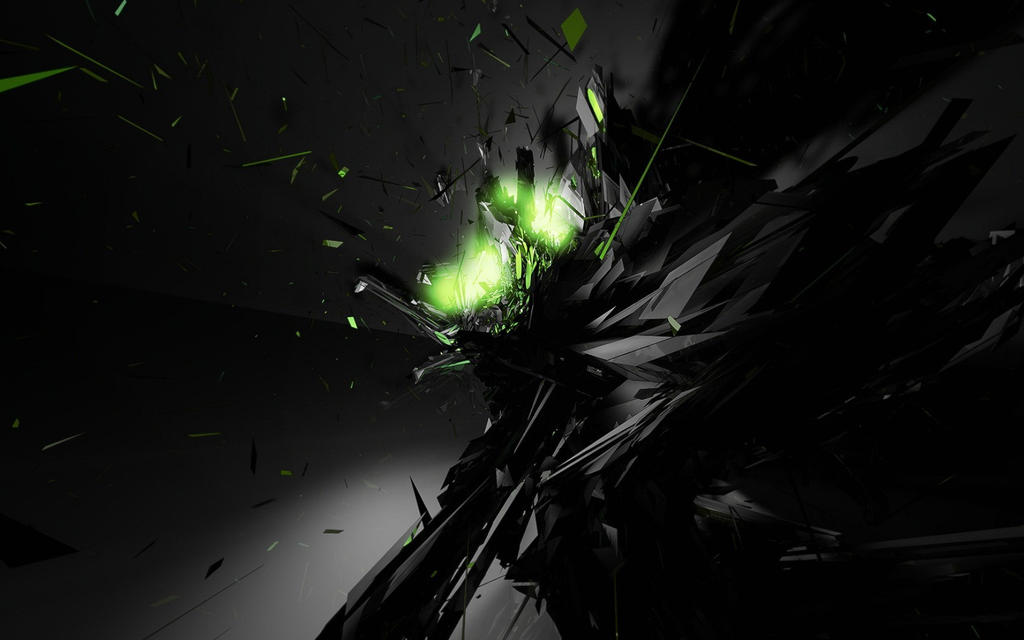 Black And Neon Green Wallpaper By Theonlydragonfox On Deviantart