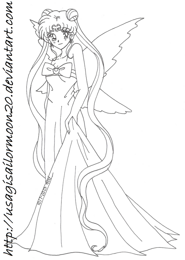 queen serenity coloring pages - photo #1