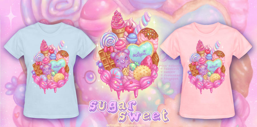 Sugar Sweet Shirts by miss-octopie