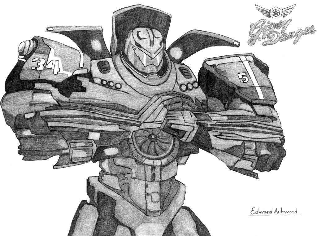 pacific rim gypsy danger coloring pages - photo #50