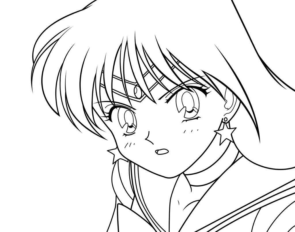 sailor mars coloring pages - photo #20