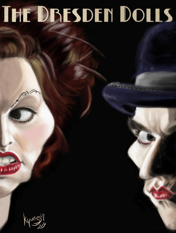 The Dresden Dolls caricature