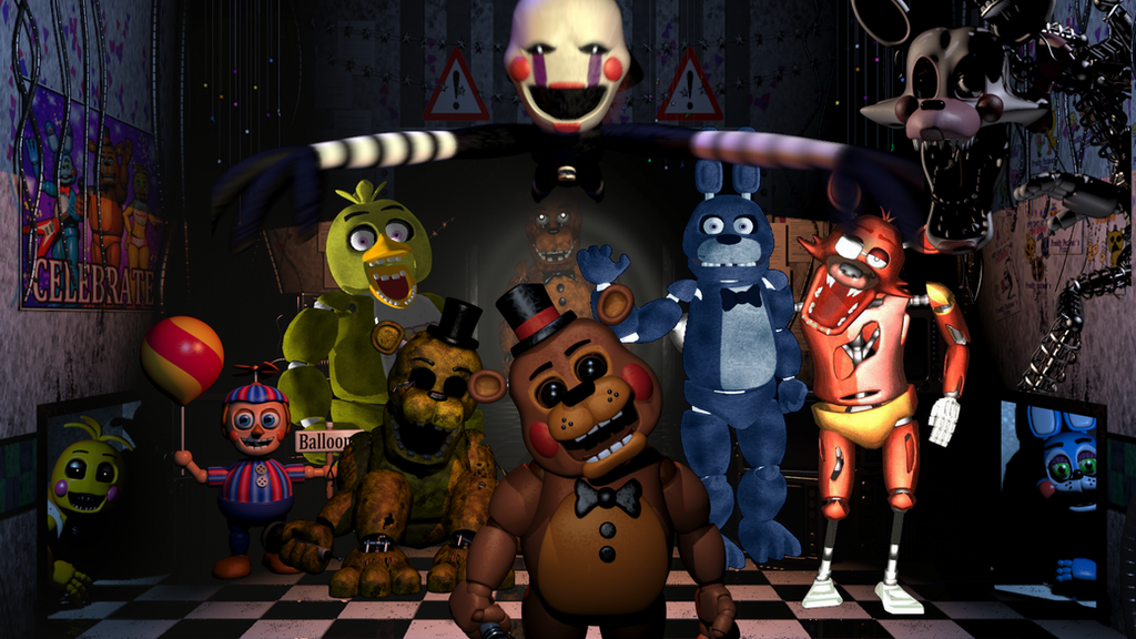 five_nights_at_freddy_s___the_animatronic_s_by_multishadowyoshi-d86c8cu - Five Nights at Freddy's - Juegos [Descarga]