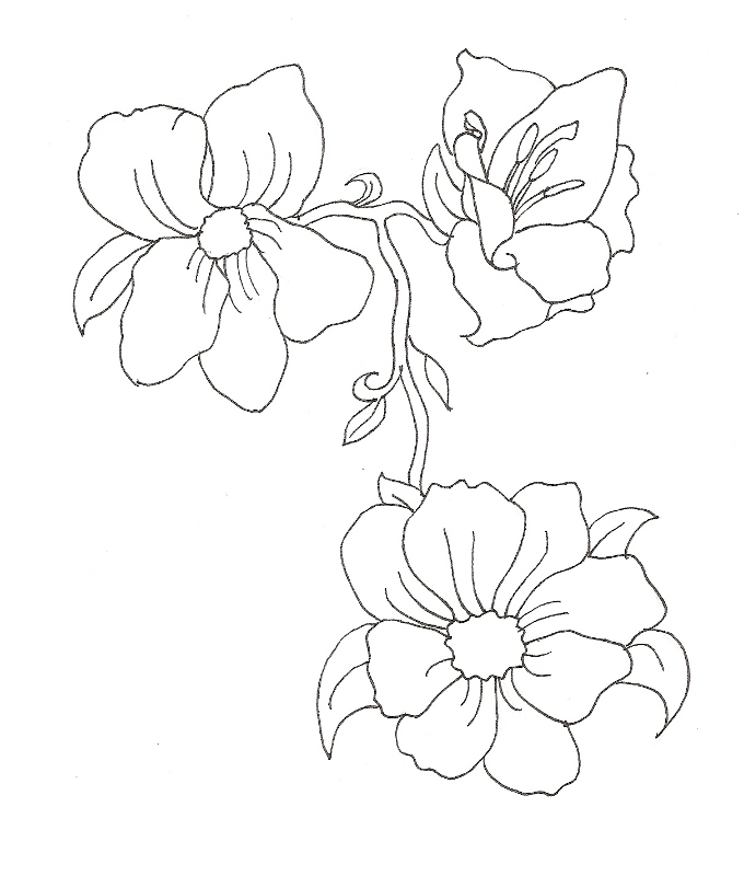 Flower Tattoo: Lines | Flower Tattoo