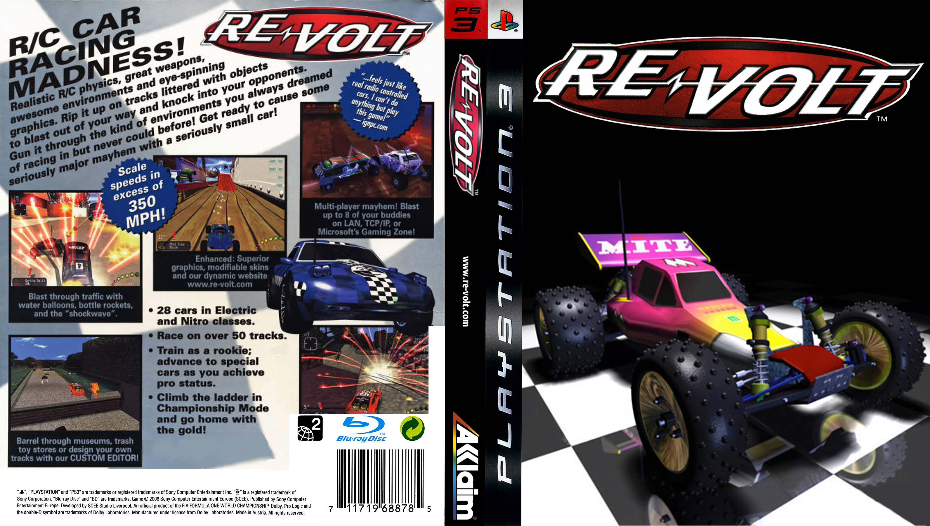 Re-Volt PS3 Boxart by MarvTheM
