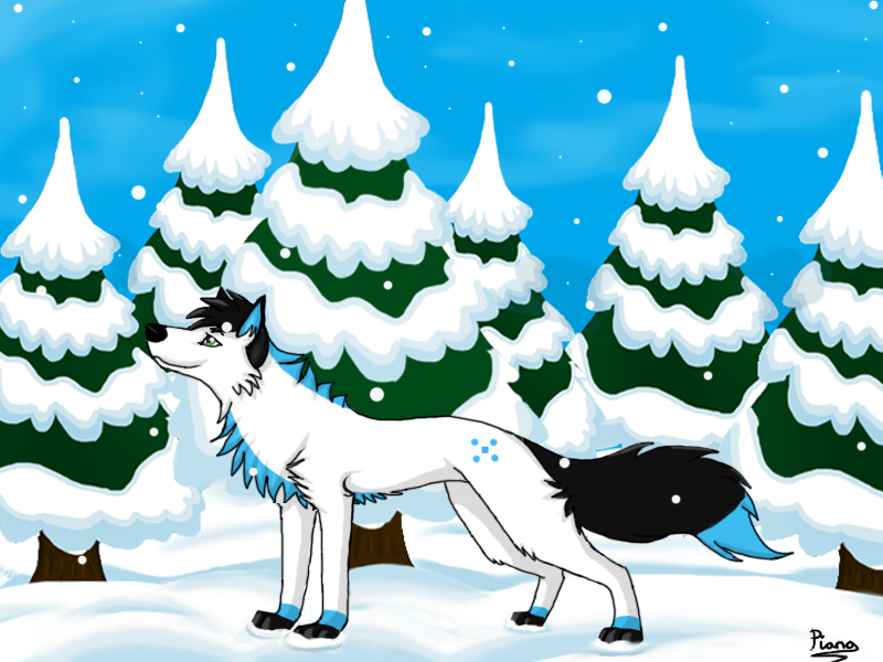 snowy forest clipart - photo #26