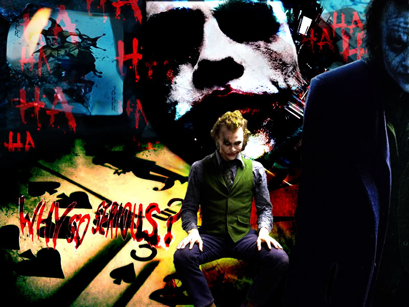 dark knight joker wallpaper. Dark Knight - Joker Wallpaper