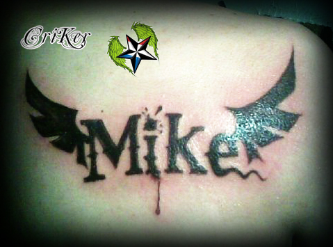 oxing gloves, MIke tattoo