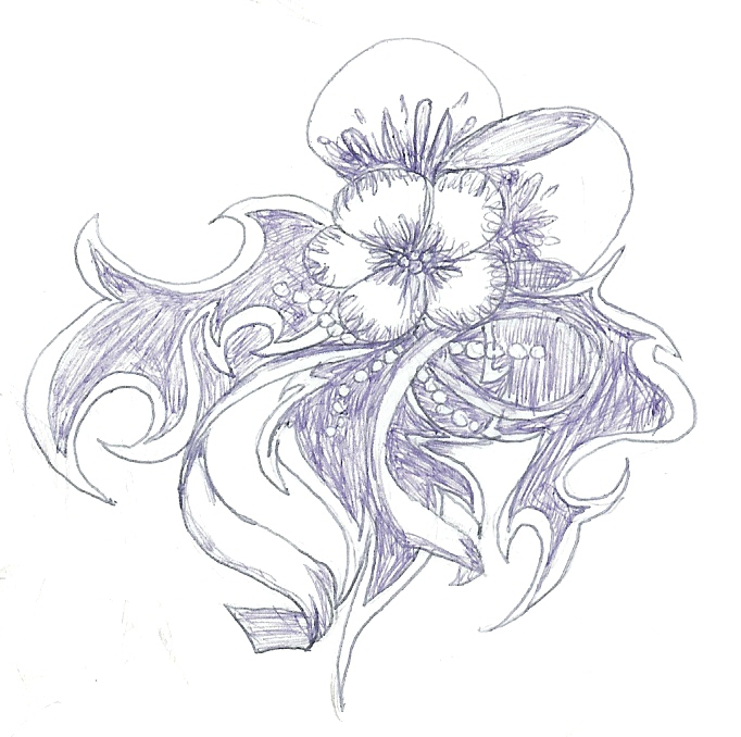 tattoo design 01 | Flower Tattoo