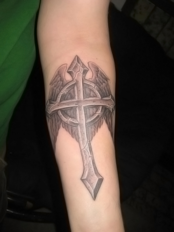 cross tattoos for men Stone Celtic Cross