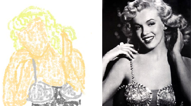 Young Marilyn Monroe by