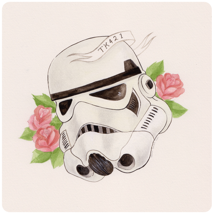stormtrooper tattoo design