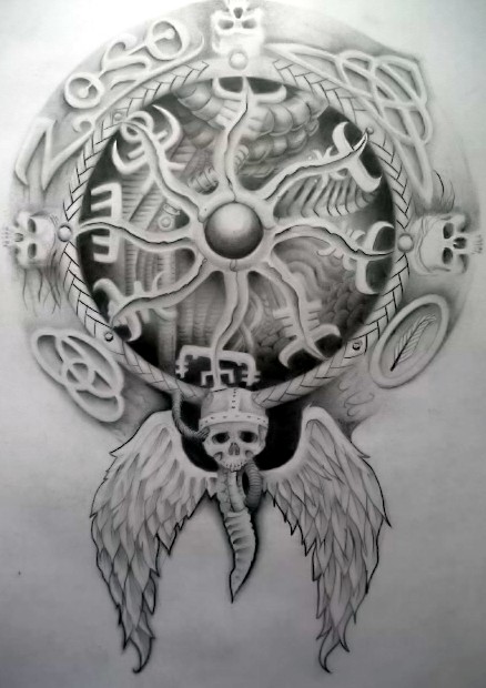 Viking compass by TattooDesign on deviantART