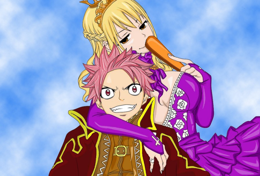 natsu_and_lucy_by_nestafari-d4dy74z