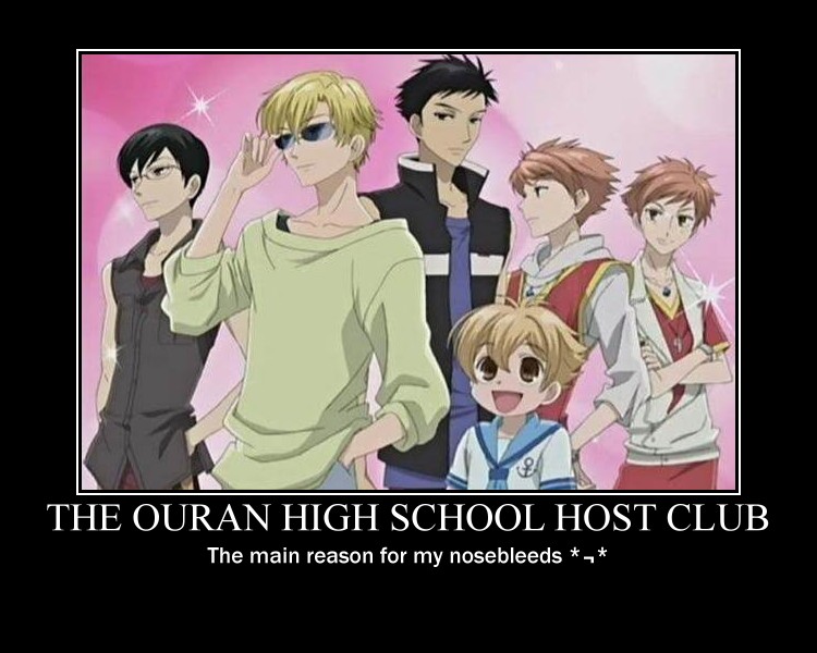 The Ouran Host Club Motivational Poster by DahMoonPrincess
