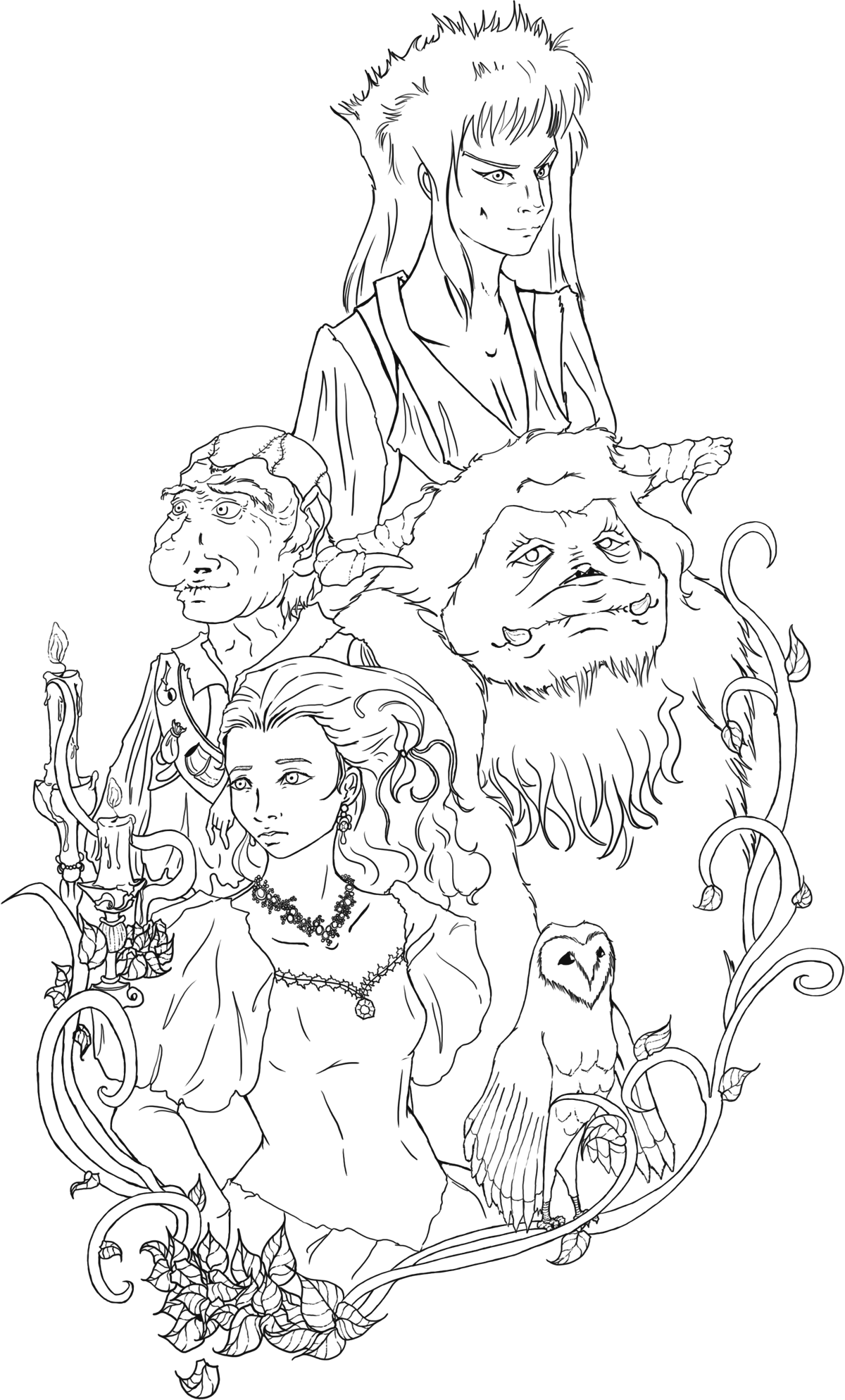 labyrinth coloring pages - photo #5