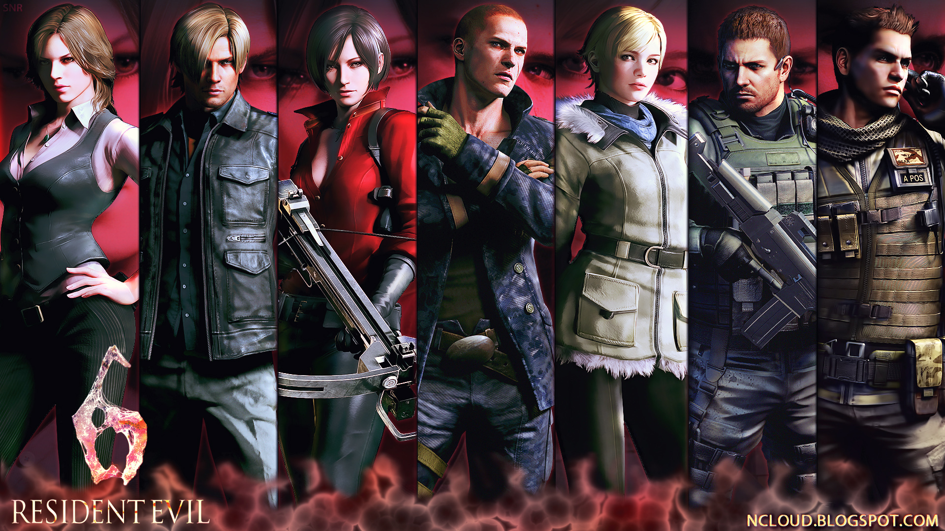 Games Movies Music Anime: My Resident Evil 6 Wallpaper 6