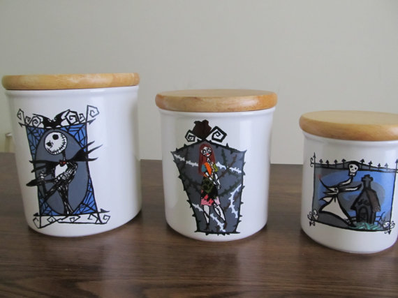 Nightmare Before Christmas' Kitchen Canister Set! by mrstafuri on ...