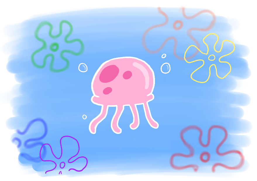 spongebob jellyfish clipart - photo #37