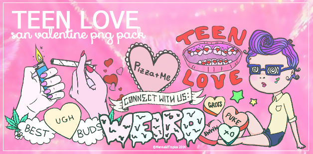 Teen Love - png pack by MermaidTropics