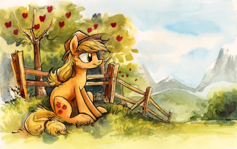 sketch___sweet_apple_acres_by_sophiecabr