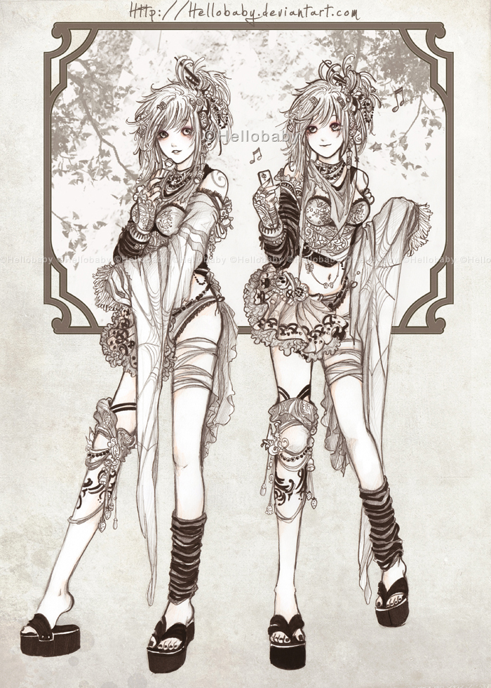 Twin Sisters by Hellobaby