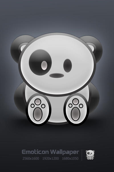 Wallpaper Itouch on Emoticon Panda Wp By  878952 On Deviantart