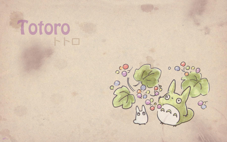 totoro wallpaper. Totoro - Wallpaper 5 by