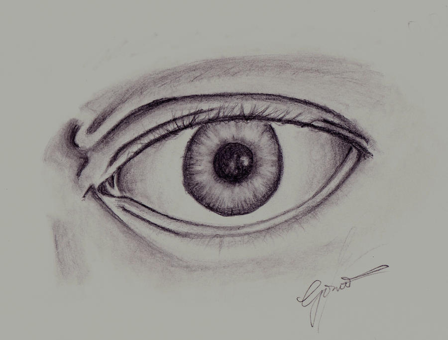 Eye drawing by eldon14 on deviantART