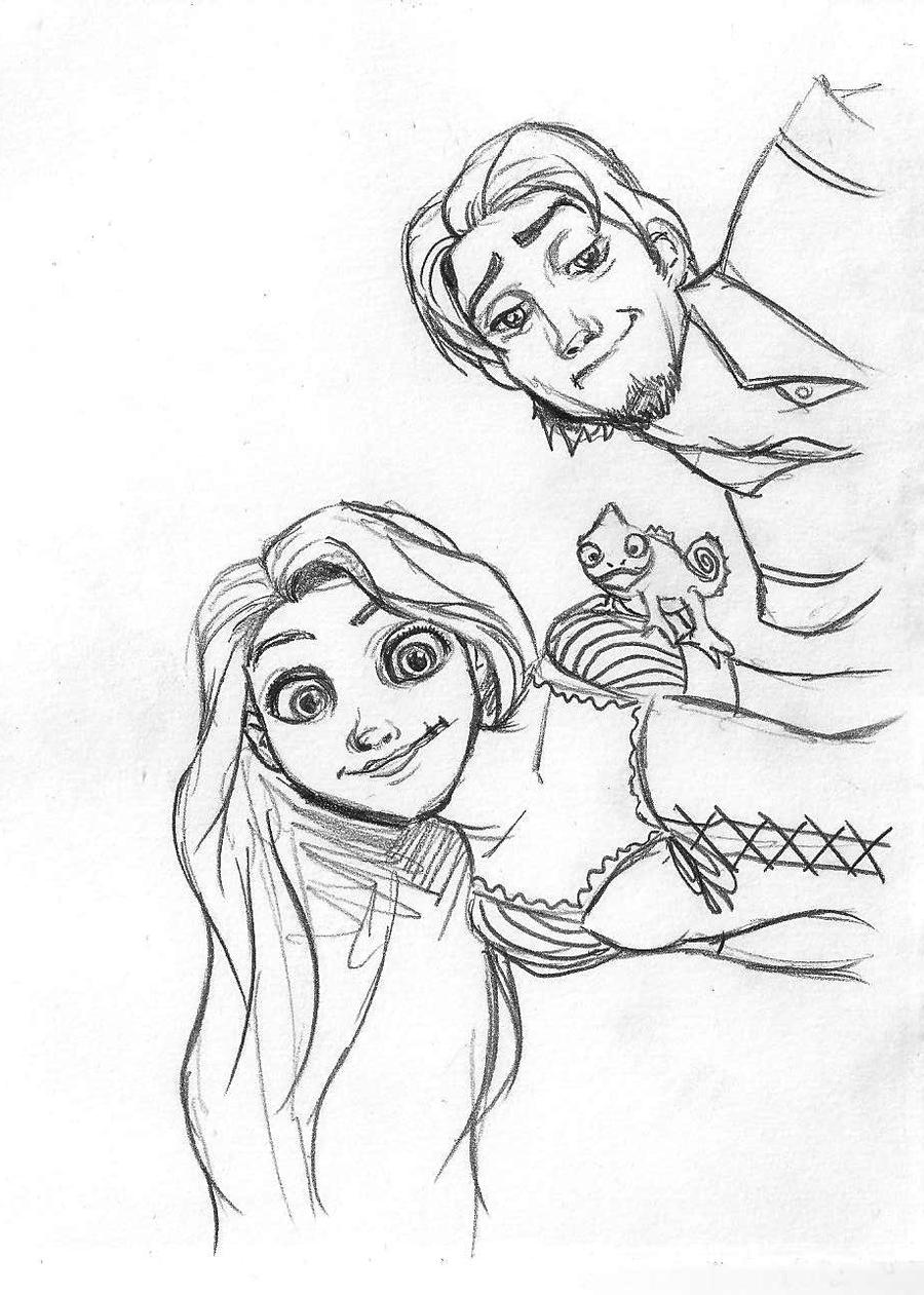 tangled eugene coloring pages - photo #13