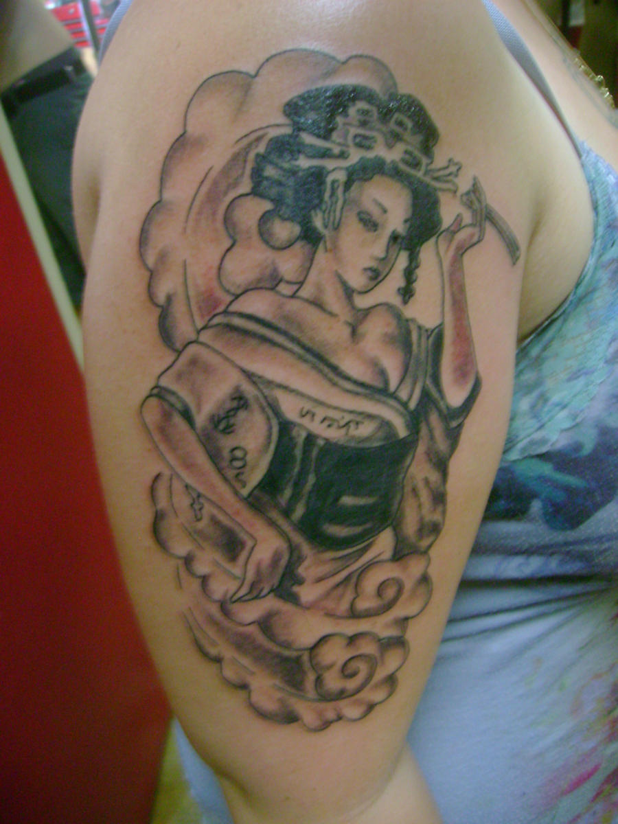 geisha tattoo by Toast79 on