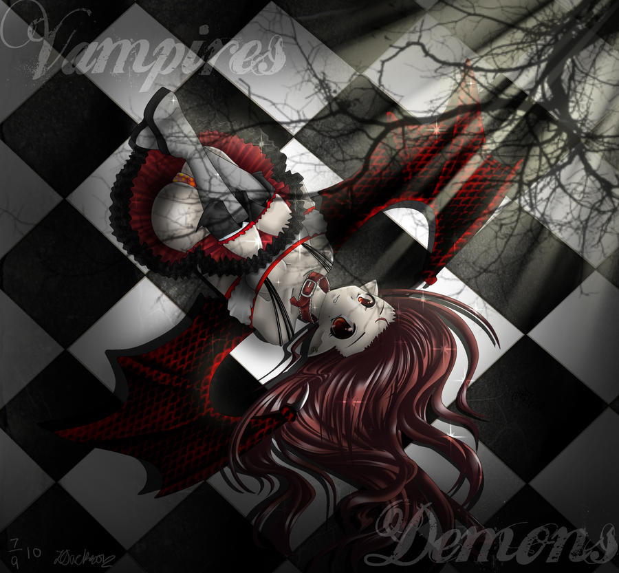 Demon Anime Girl by ~animerckxx on deviantART