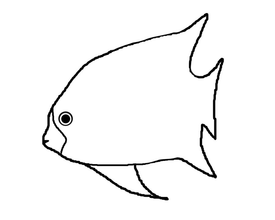 clipart line drawing fish - photo #13