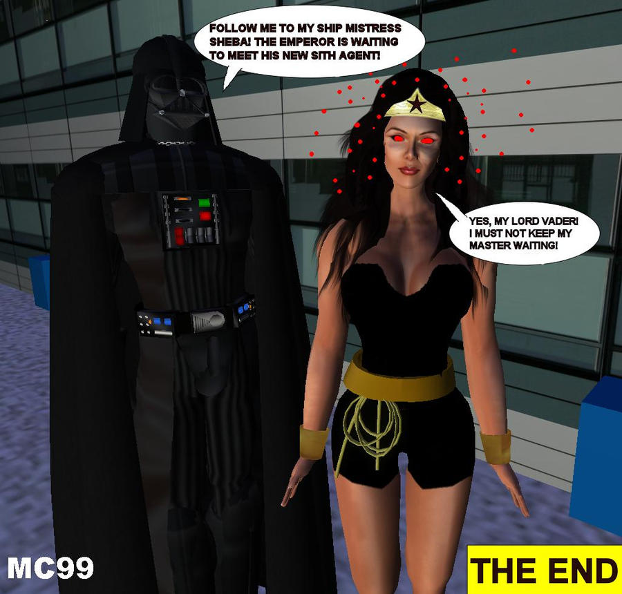 Wonder Woman Vs Darth Vader 9 by mindcontroller99 on deviantART
