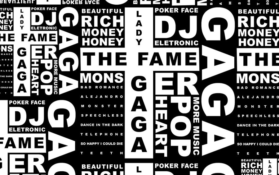 Lady GaGa Monster Text by fantasticlordvictor on deviantART