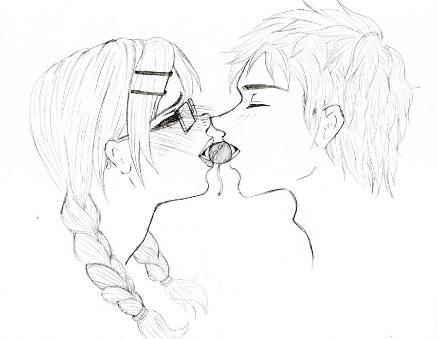manga kissing coloring pages - photo #29