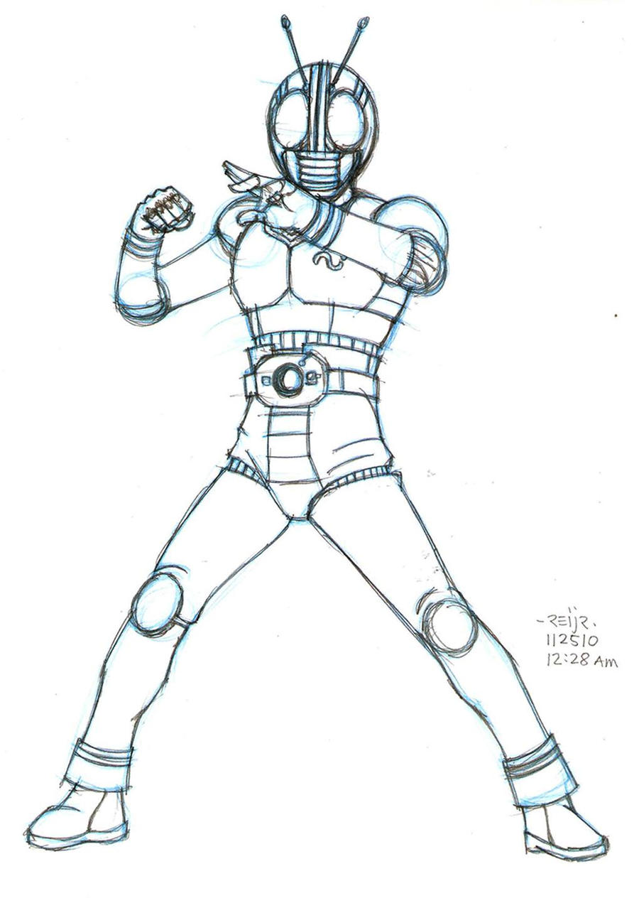 kamen rider coloring pages - photo #5